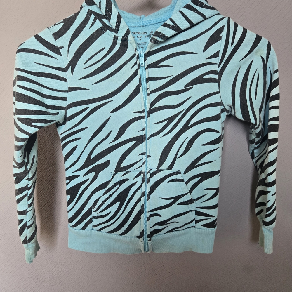 Zebra Print Hoodie